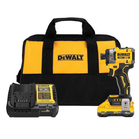 Kit image of the 20V MAX* XR® 1/4 in. 3-Speed Brushless High Torque Impact Driver